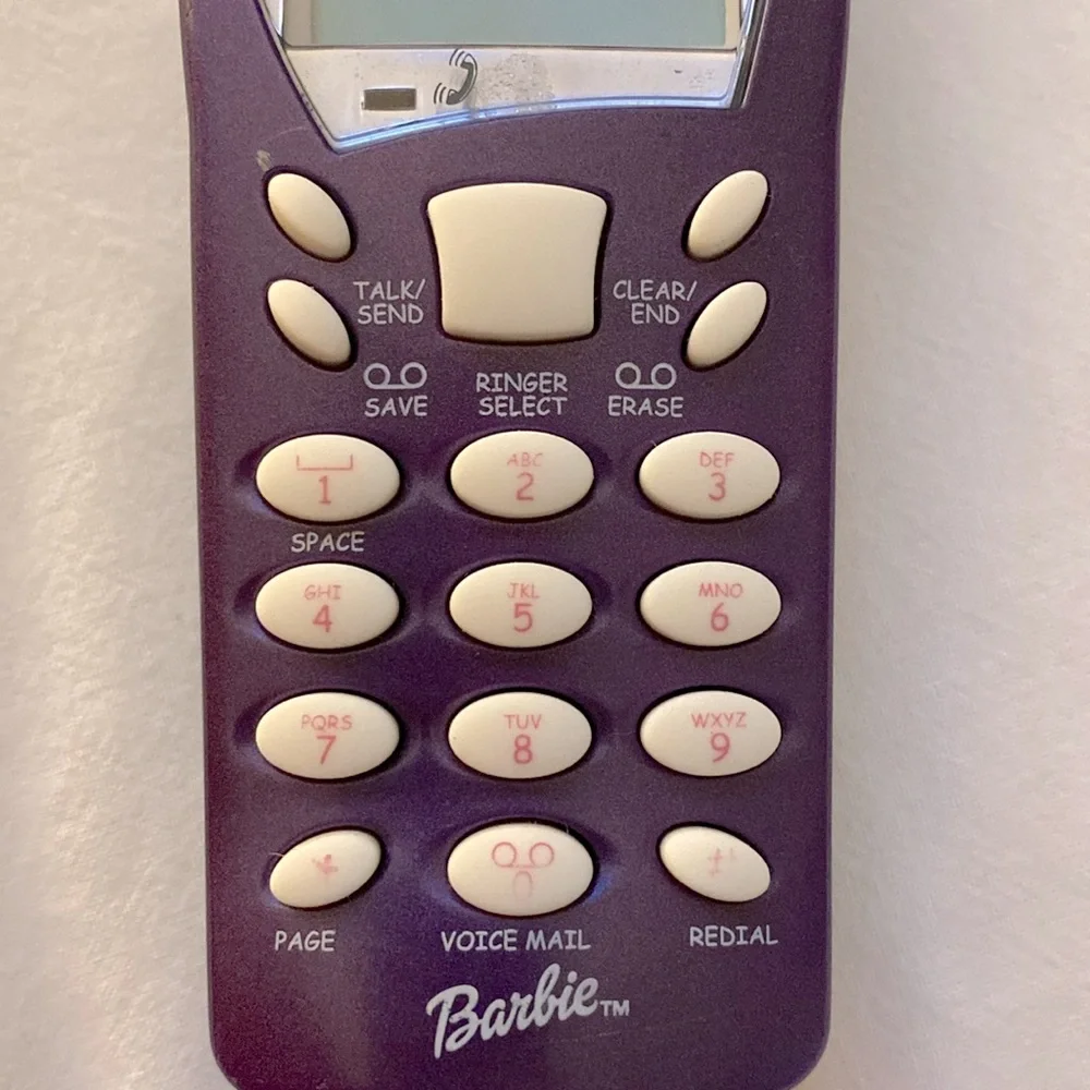 2001 Barbie Nokia Toy Cellphone